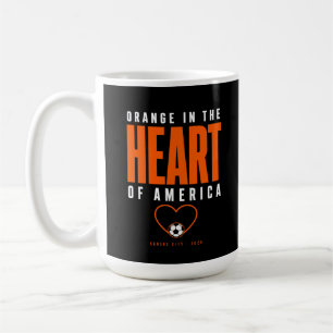 Orange in the Heart of America Kansas City Coffee Mug