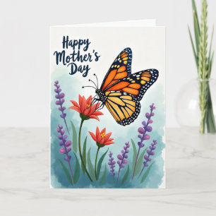 Orange Insect Mothers Day Card