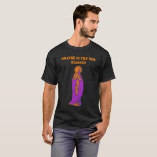 Orange is the New Blessed Virgin Mary Icon T-Shirt