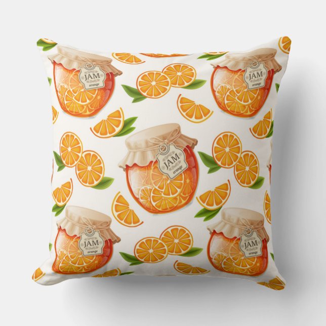 Orange Jam Cushion (Front)