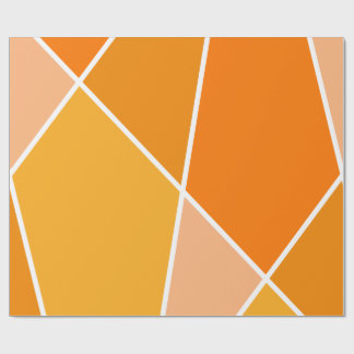 Orange JanaiCreates ColorCollection Wrapping Paper