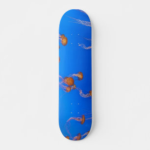 Orange Jellyfish Skateboard