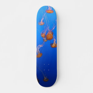 Orange Jellyfish Skateboard