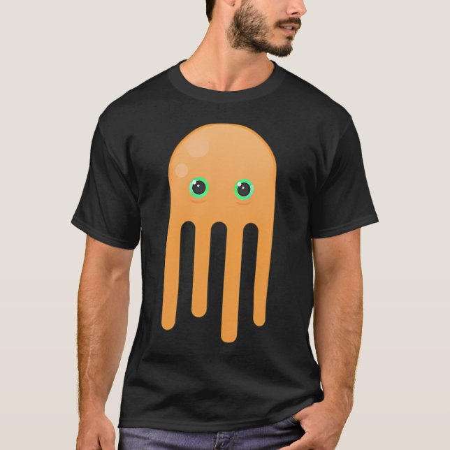 Orange Jellyfish T-Shirt (Front)