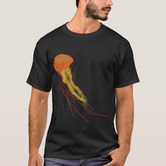 Orange Jellyfish T-Shirt (Front)