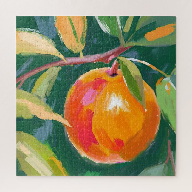 Orange Jigsaw Puzzle (Vertical)