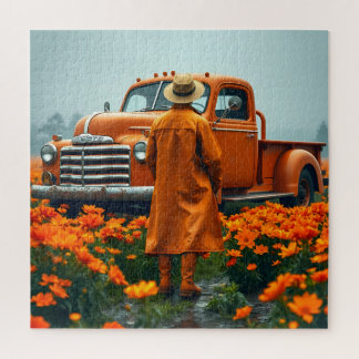 Orange Jigsaw Puzzle