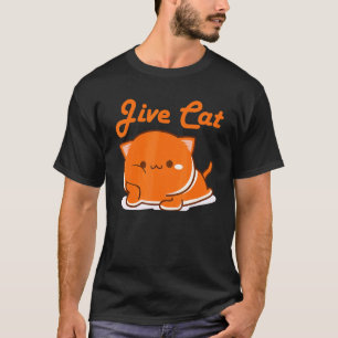 Orange Jive Cat Adultyouth T-Shirt