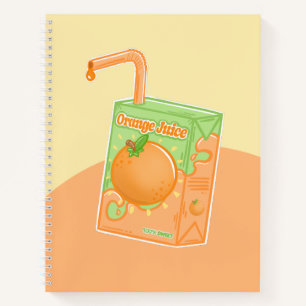 Orange Juice Box Notebook