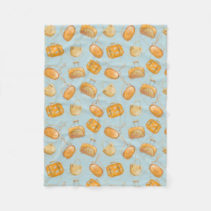 Orange Juice Fleece Blanket
