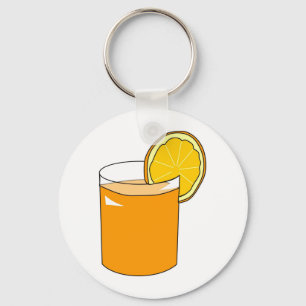 Orange Juice Key Ring