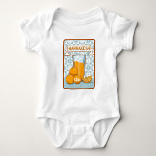 Orange Juice Marrakesh Morocco Baby Bodysuit