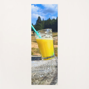 Orange Juice Outdoors – Nature Forest Photography Yoga Mat