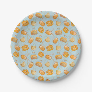 Orange Juice Paper Plate