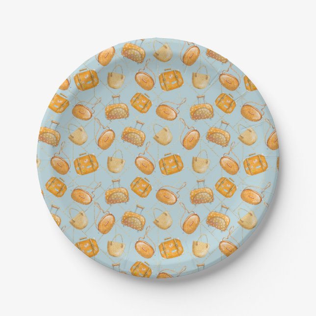 Orange Juice Paper Plate (Front)