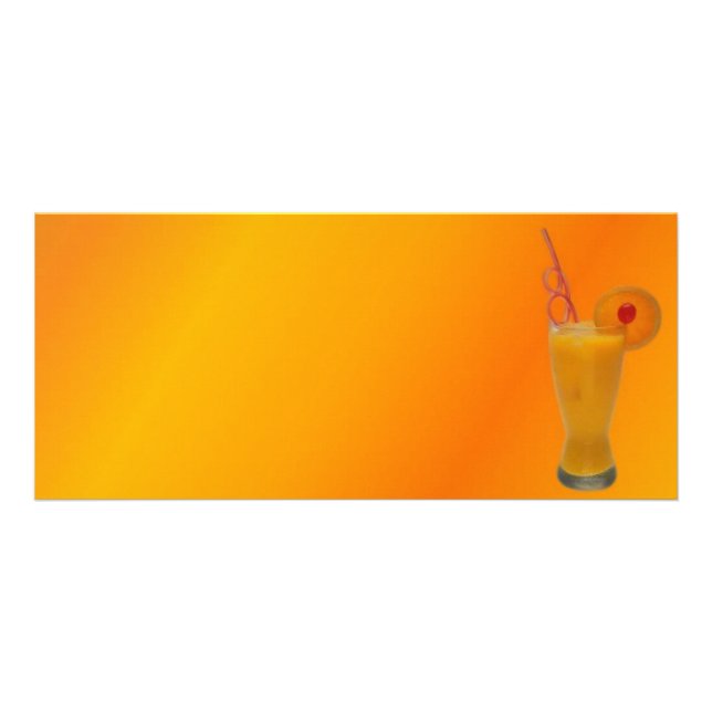 Orange Juice Rack Card (Front)