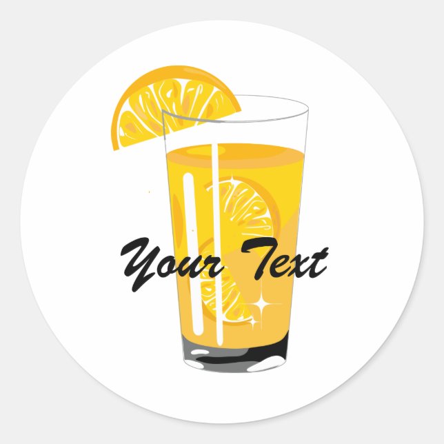 Orange Juice Sticker (Front)