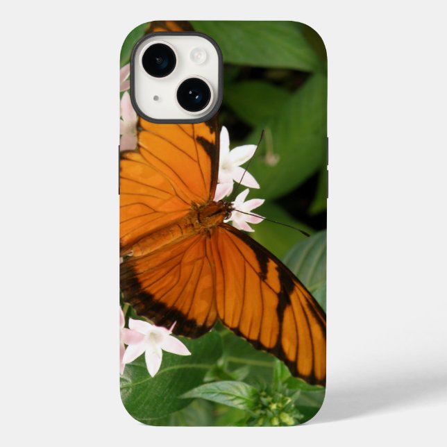 Orange Julia Butterfly Case-Mate iPhone Case (Back)
