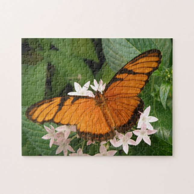 Orange Julia Butterfly Puzzle (Horizontal)