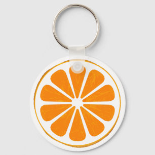 orange. key ring