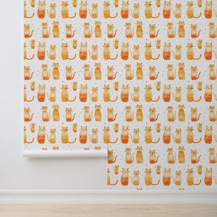 Orange Kitty Cats Wallpaper