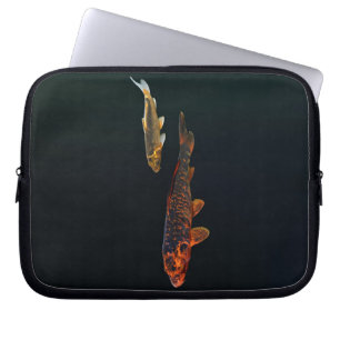 Orange Koi and Gold Koi Laptop Sleeve
