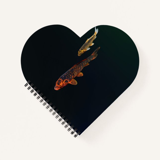 Orange Koi and Gold Koi Notebook (Front)