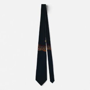 Orange Koi and Gold Koi Tie