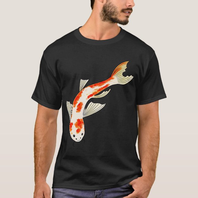 Orange Koi Fish T-Shirt (Front)