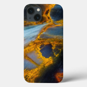 Orange Laced Pietersite iPhone 13 Case