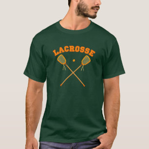 Orange Lacrosse Logo T-Shirt