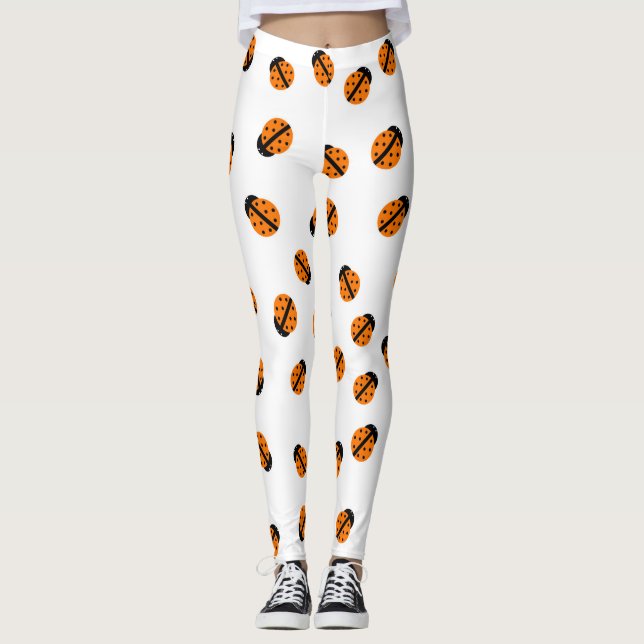 Orange Lady Bug Leggings (Front)