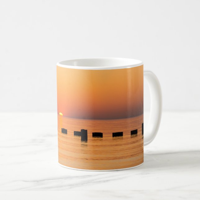 Orange Lake Sunrise Coffee Mug (Front Right)