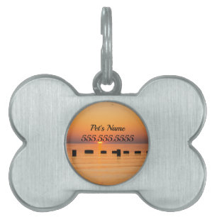 Orange Lake Sunrise Pet ID Tag