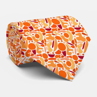 Orange Lava Lamp Tie