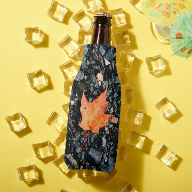 Orange Leaf Bottle Cooler (In Situ Summer)
