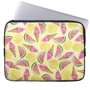 Orange Leaf Laptop Sleeve