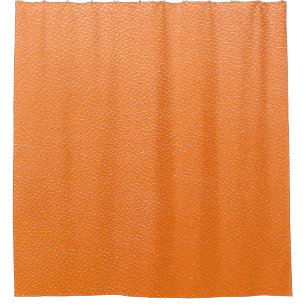 Orange leather pattern texture backgroundleather,t shower curtain