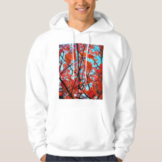 Orange leaves hoodie