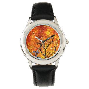 Orange leaves watch