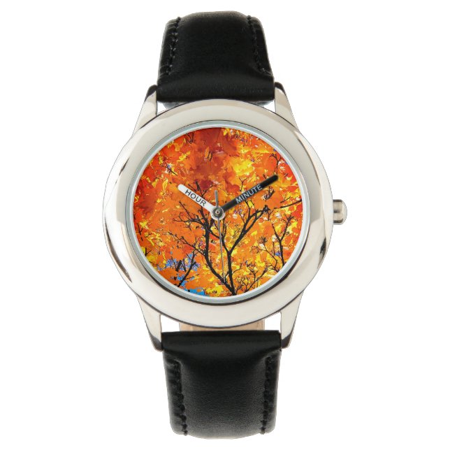 Orange leaves watch (Front)