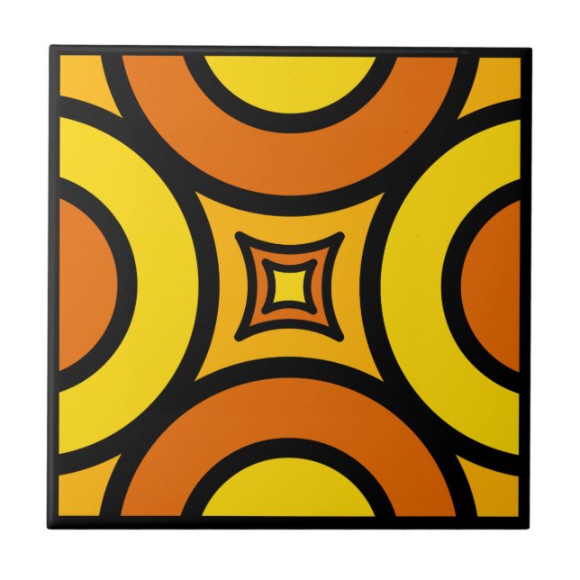 Orange & Lemon 2 Ceramic Tile (Front)