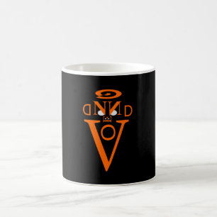 Orange Letter Face Mug