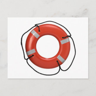 ORANGE LIFE SAVER POSTCARD