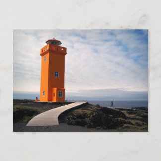 Orange Lighthouse, Iceland Postcard