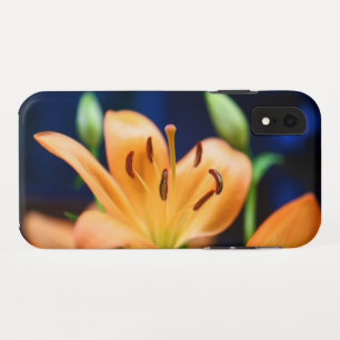 Orange Lilly Flower Blossom iPhone XR Case
