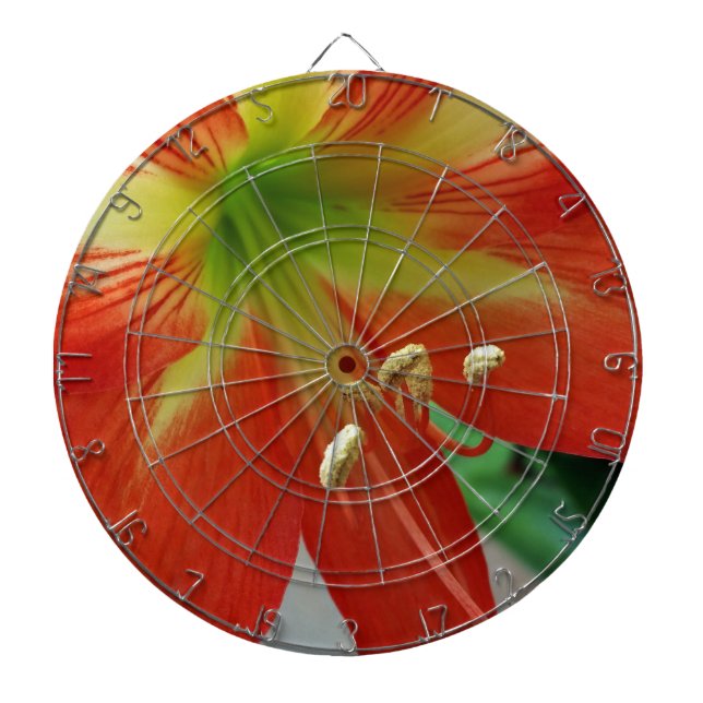 orange lily dartboard (Front)