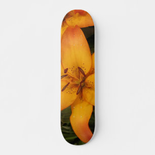 Orange Lily Skateboard