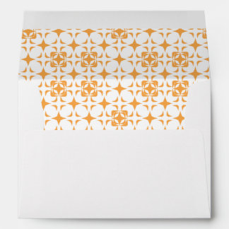 Orange Lined Envelope