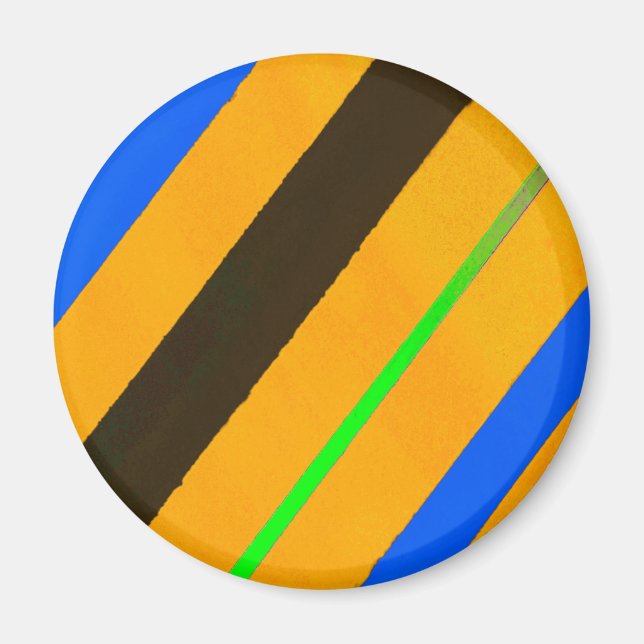 Orange lines magnet (Front)